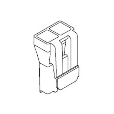 Molex Board Connector, 2 Contact(S), 1 Row(S), Female, Straight, Crimp Terminal, Locking, Black 433352002
